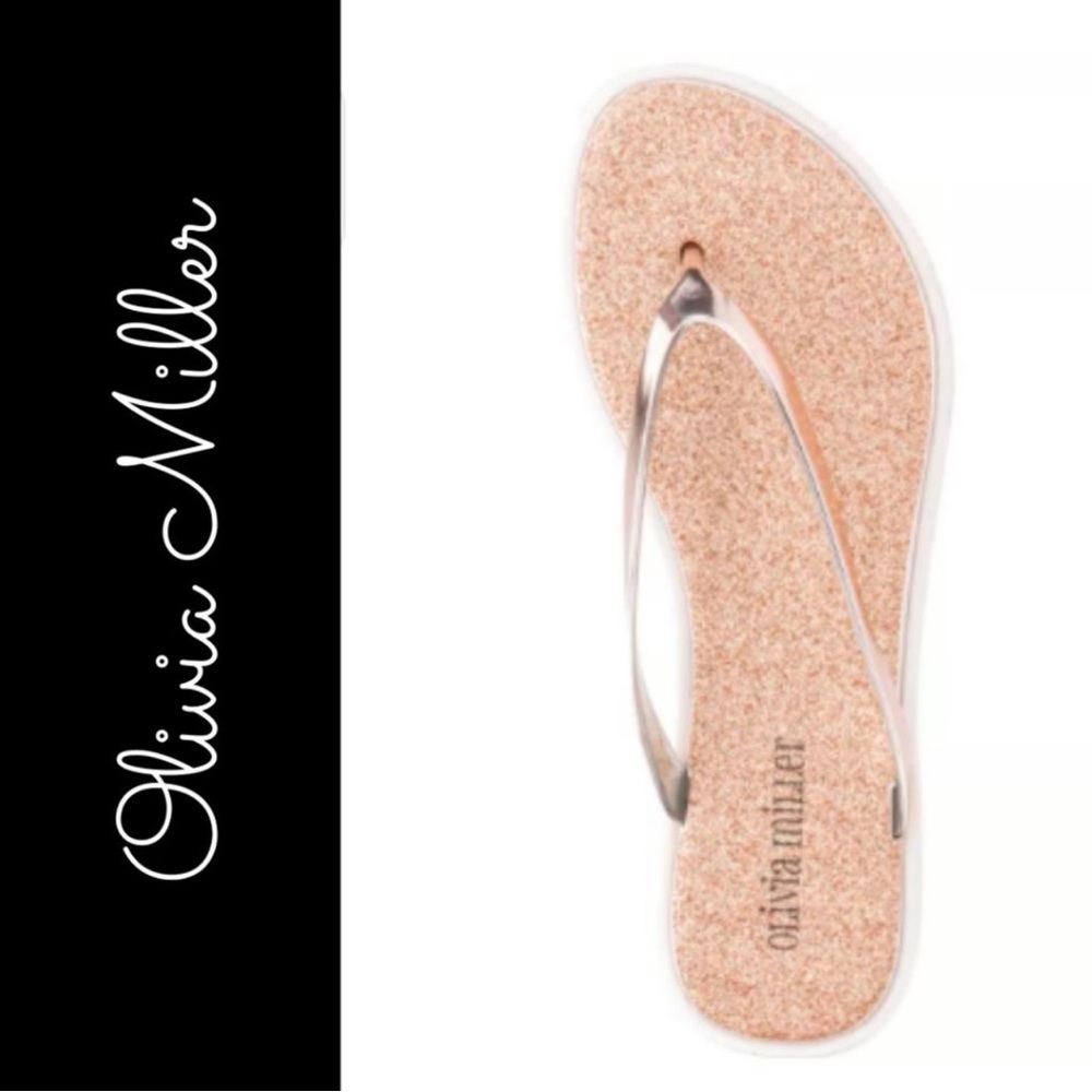 Olivia Miller Women's Benonia Flat Sandals 7 NWT